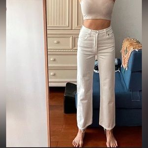 Levi’s ribcage straight leg crop
